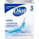 DIAL SOAP WHITE ANTIBACTERIAL 3 BARS