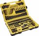 SOCKET SET STANLEY BLACK CHROME 183PC #71-662