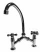 TAPS MIXER KITCHEN SWS GOOSENECK CROSS C010