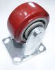 CASTORS FIXED NYLON RED 100KG 4