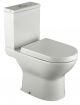 TOILET FV GENOVA  P TRAP W/SEAT WHITE E199-BL